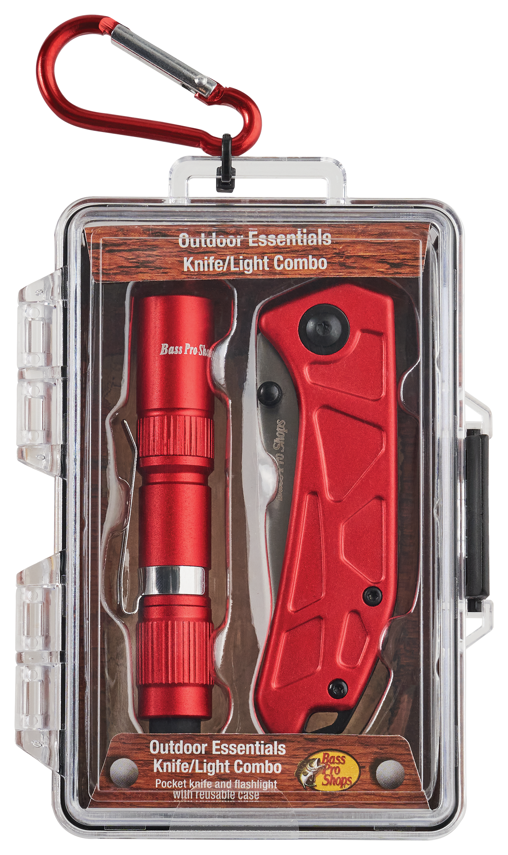 Bass Pro Shops Knife and Light Combo with Case Bass Pro Shops